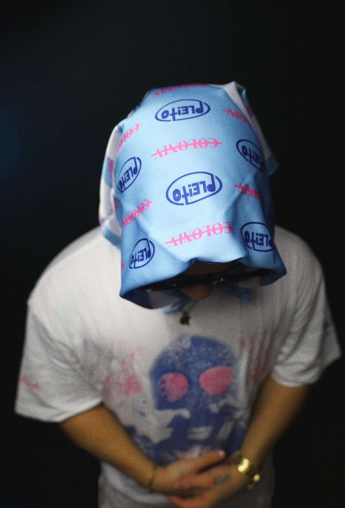 Pleito x Coloniv Blue Bandana